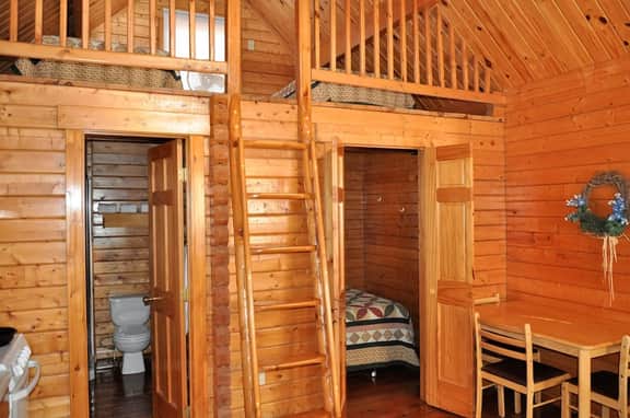 Cabin 4: Private Hot Tub-Lakefront-King bed-Full Kitchen-Sleeping Loft-AC/Heat-Sleeps 6 - Image 3